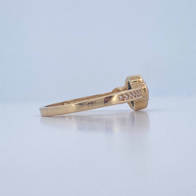 Anillo Trebol 2.65gr / T7 1/2 / Oro Amarillo Nac.Esp. 18K &
