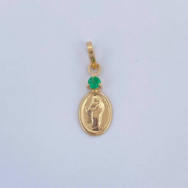 Dije Virgen Del Carmen 0.45gr / 1.9cm / Oro Amarillo 18K &
