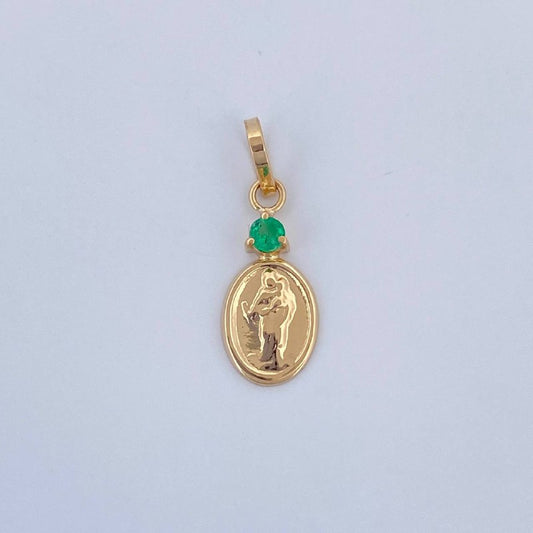 Dije Virgen Del Carmen 0.45gr / 1.9cm / Oro Amarillo 18K &