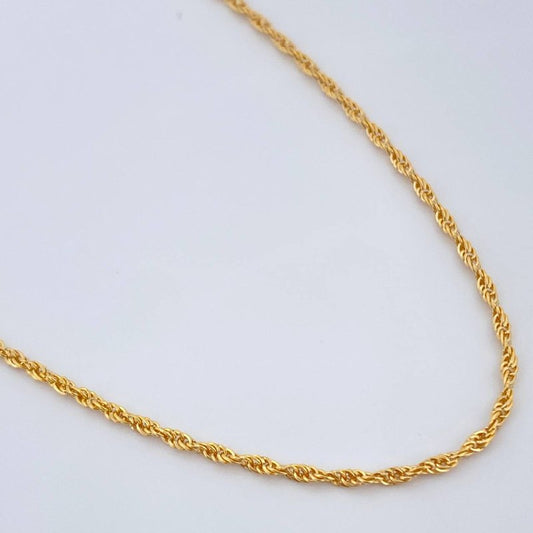 Cadena Lazo 1.1gr / 59.8cm / Oro Amarillo +3 18K +