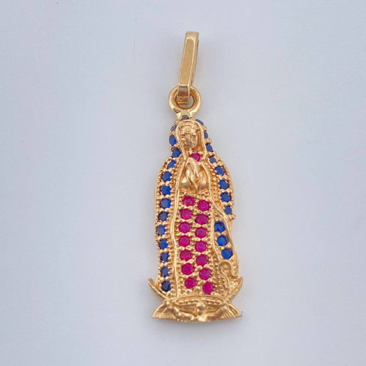 Dije Virgen De Guadalupe 1.8gr / 2.8cm / Oro Amarillo 18K &