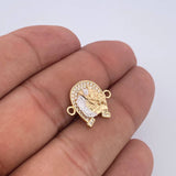 Herraje Herradura Caballo 2.15gr / 1.7cm / Oro 18K &