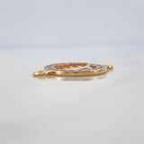 Herraje Corona 1.7 g / 2.2 cm Tres Oros 18K
