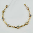 Pulso Tennis Halo 10 g / 18 cm Oro Amarillo 18K