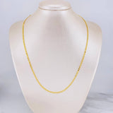 Cadena Escalera 2.8g / 50cm / 2.7mm Oro Amarillo 18K