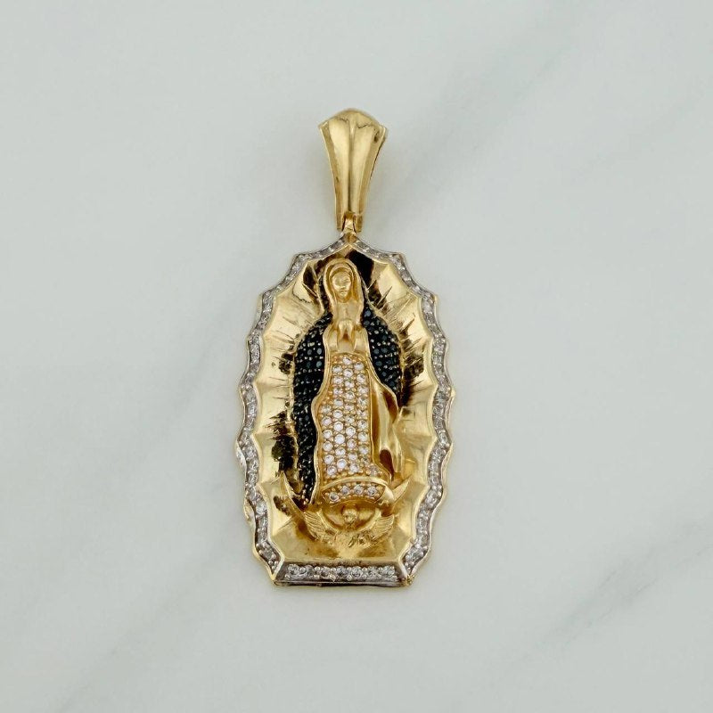 Dije Virgen Guadalupe 15.35 g / 5.2 cm Tres Oros 18K