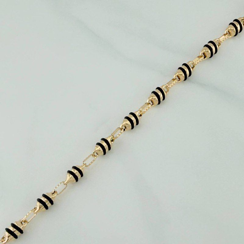 Pulso Rustico Barril 6.2 g / 21 cm / 5 mm Oro Amarillo 18K