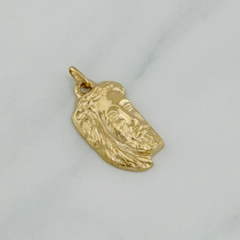 Dije Rostro Cristo 2.4 g / 3 cm Oro Amarillo 18K