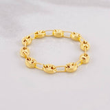 Anillo GC Diamantado 0.95g / T10 Oro Amarillo 18K