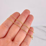 Pulso Franco 0.7g / 19.5cm / 1.13mm Oro Amarillo 18K