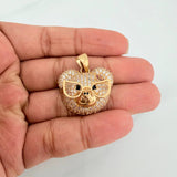 Dije Rostro Oso 9.25 g / 2.9 cm Oro Amarillo 18K