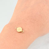 Herraje Circulo Letra X 0.45g / 1.5cm Oro Amarillo 18K