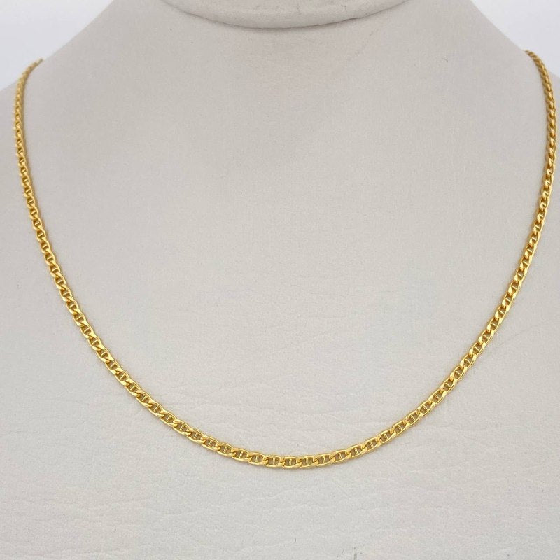 Cadena Escalera 1.95gr / 45cm / Oro Amarillo +3 18K $