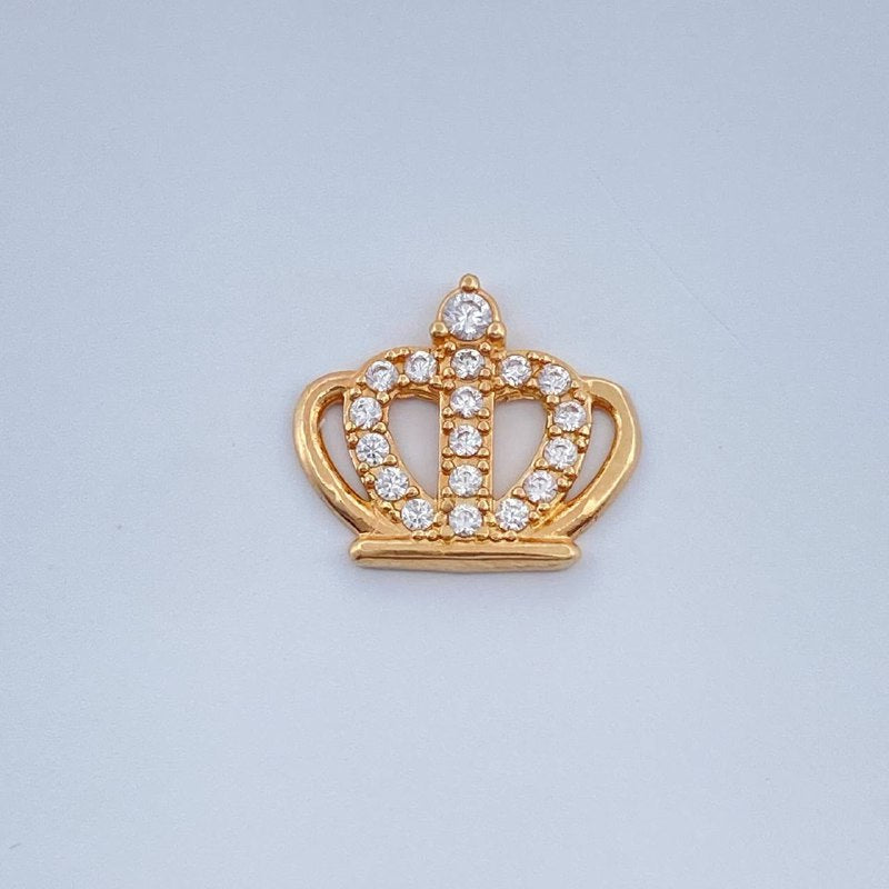 Herraje Corona 0.45gr / 1.1cm / Oro Amarillo 18K &