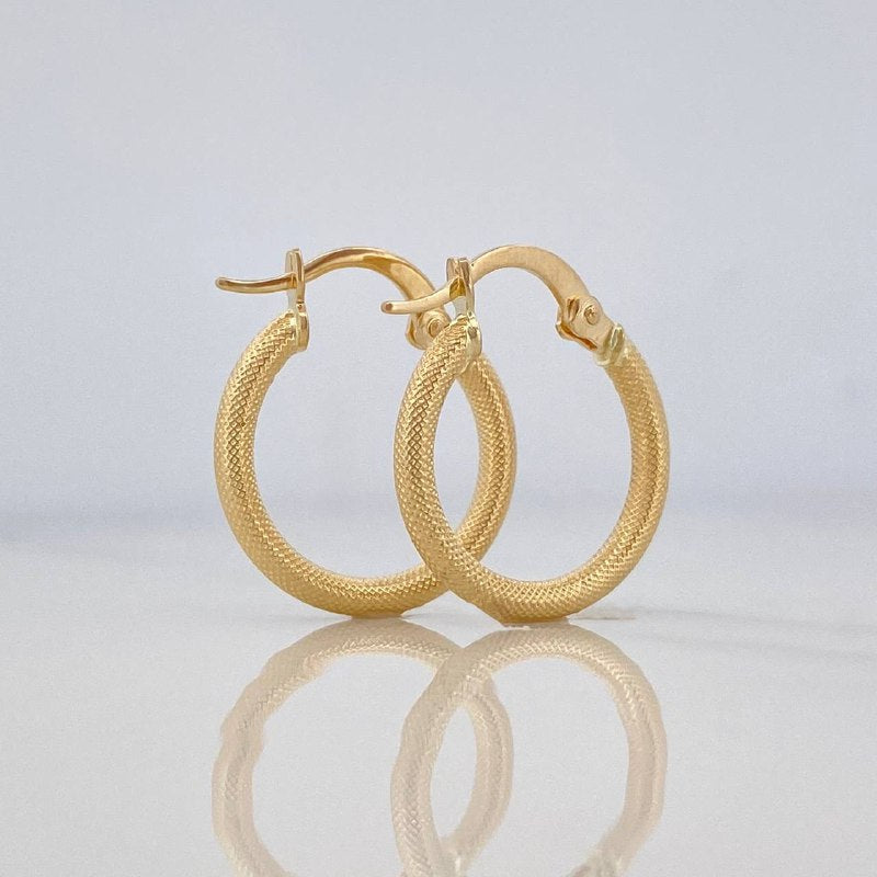 Candongas Tefi 1.2 g / 1.9 cm Oro Amarillo 18K