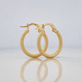 Candongas Tefi 1.2 g / 1.9 cm Oro Amarillo 18K