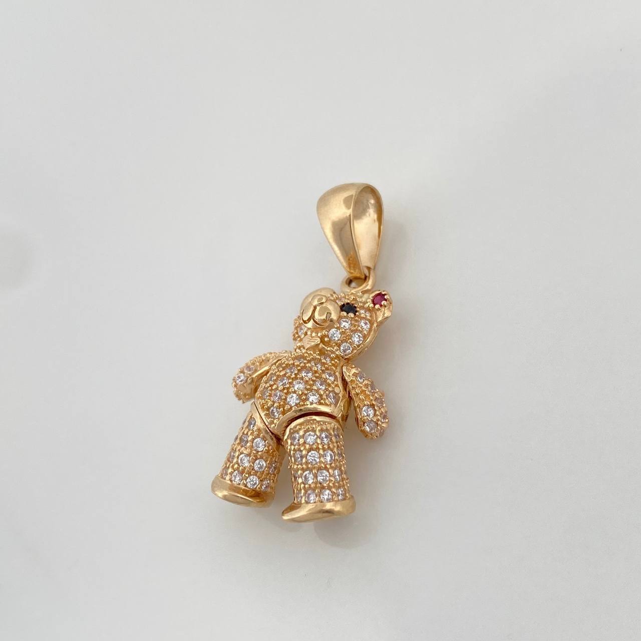 Dije Oso Articulado Moño 4.6 g / 2.9 cm Oro Amarillo 18K
