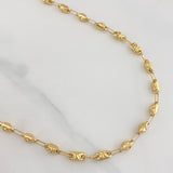Cadena Rustica X 14 g / 62 cm / 4 mm Oro Amarillo 18K