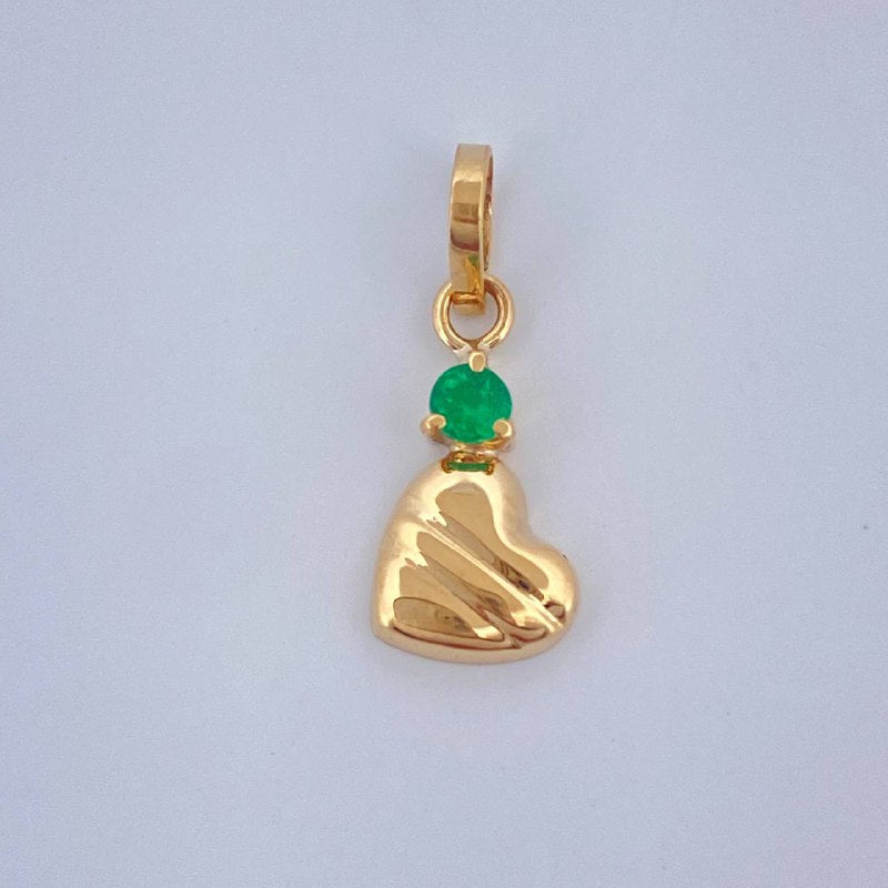 Dije Figura Corazon 0.35gr / 1.6cm / Oro Amarillo 18K $