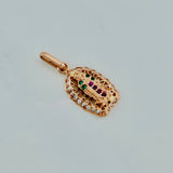 Dije Virgen De Guadalupe 1.3 g / 2 cm Oro Rosa 18K