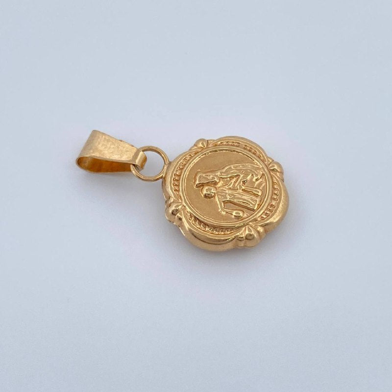 Dije Virgen Del Carmen 1.05gr / 2.4cm / Oro Amarillo 18K &
