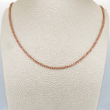 Cadena Veneciana 17.7gr / 60.5cm / Dos Oros Blanco Rosa +3 18K %