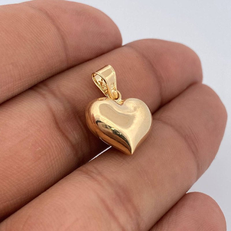 Dije Corazon 1.25gr / 2.4cm / Oro Amarillo 18K &