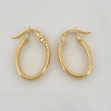 Candongas Juli Ovaladas 1.05 g / 1.7 cm Oro Amarillo 18K