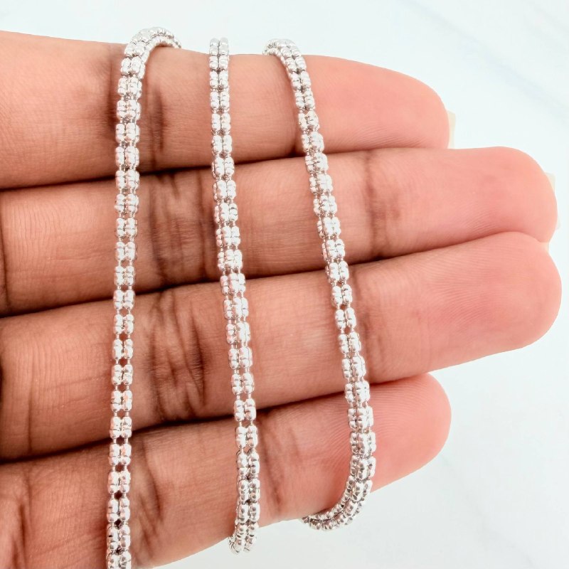 Cadena Ice 15.75 g / 60.5 cm / 2.35 mm Oro Blanco 18K