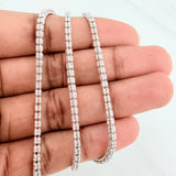 Cadena Ice 15.75 g / 60.5 cm / 2.35 mm Oro Blanco 18K