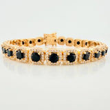 Pulso Tennis 25.05 g / 19.2 cm / 6.8 mm Oro Amarillo 18K