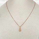 Set Cadena y Dije Veneciana + Corazon 1.6gr / Oro Rosa 18K (Oferta) $