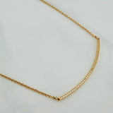 Cadena Media Luna Aro Seguido 4.1gr / 44.5cm / Oro Amarillo 18K