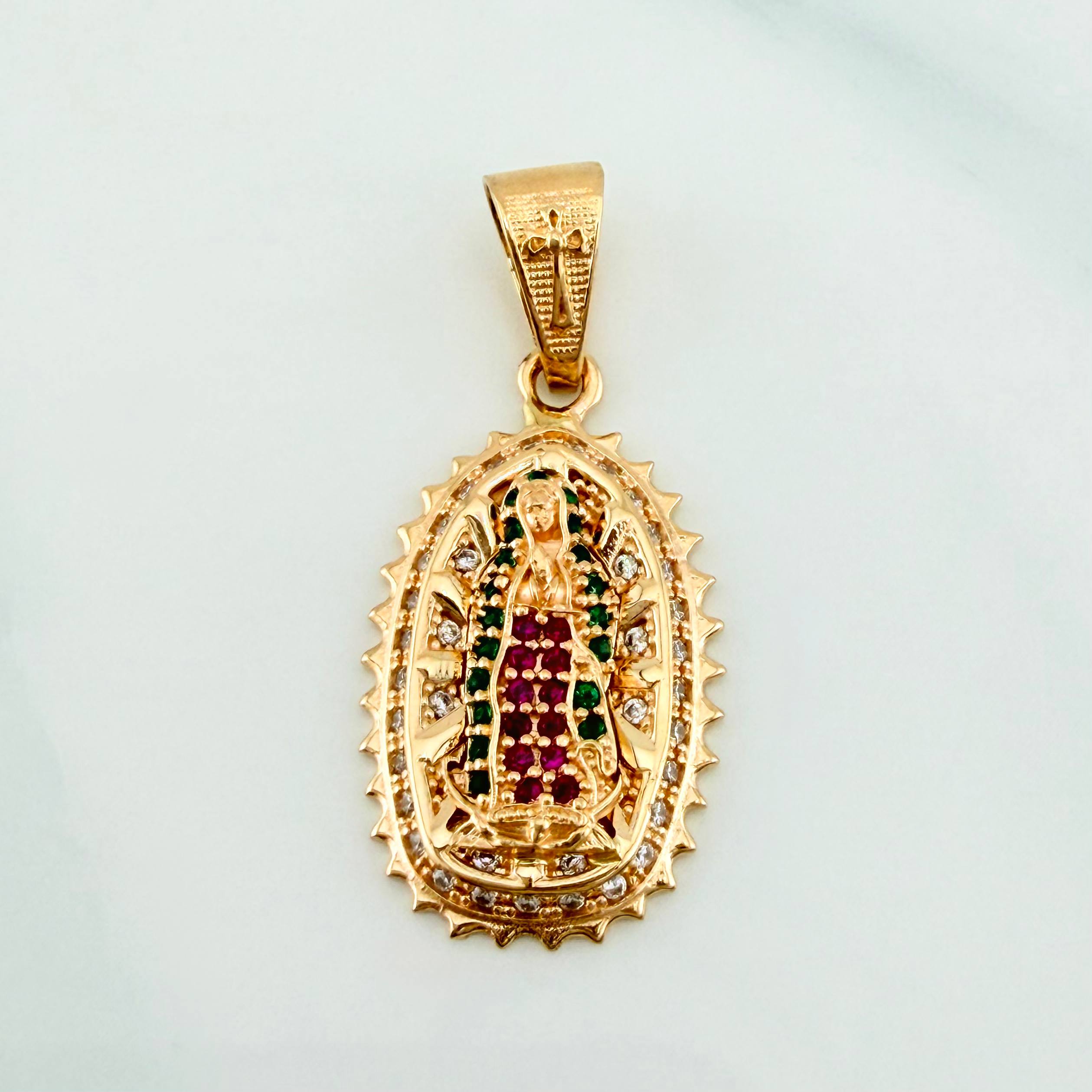 Dije Virgen De Guadalupe 3.25 g / 3.3 cm Oro Amarillo 18K