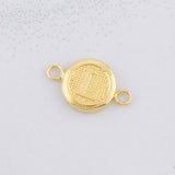 Herraje Circulo Letra L 0.4g / 1.5cm Oro Amarillo 18K