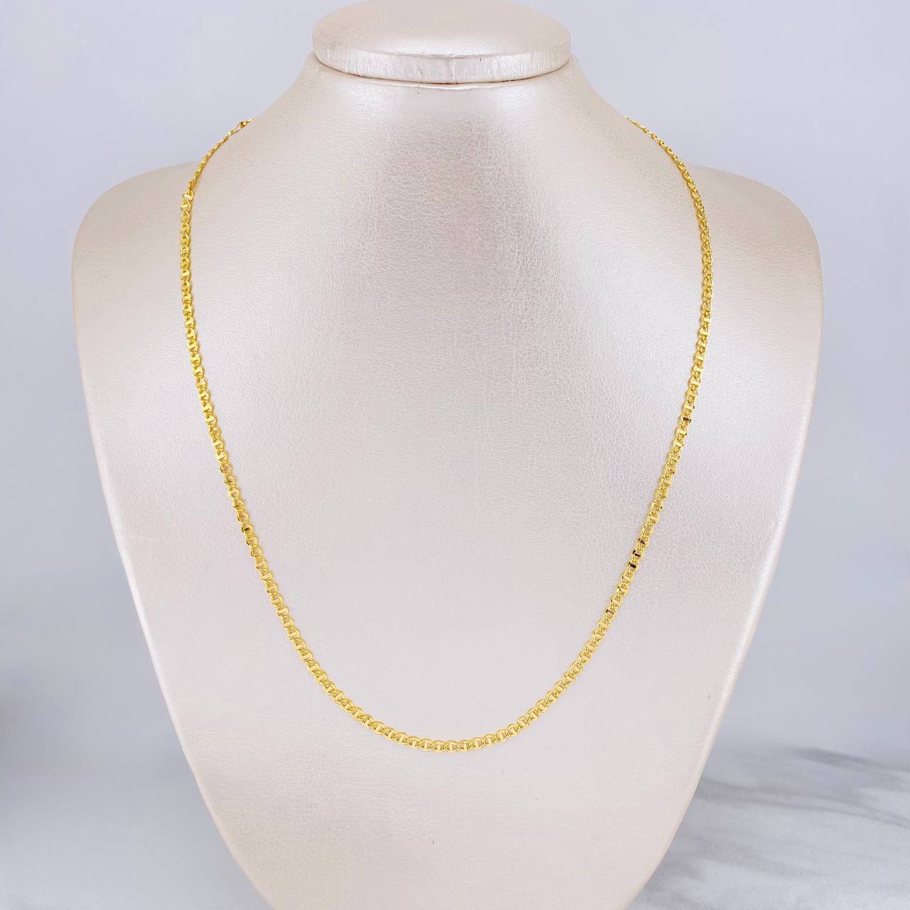 Cadena Escalera 2.8g / 50cm / 2.8mm Oro Amarillo 18K