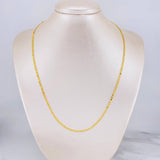 Cadena Escalera 2.8g / 50cm / 2.8mm Oro Amarillo 18K
