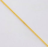Cadena Mini Cubana 4.75g / 50cm / 1.48mm Oro Amarillo 18K