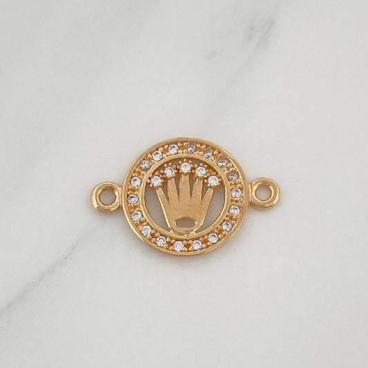 Herraje Corona 1.25 g / 1.8 cm Oro Amarillo 18K
