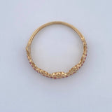 Anillo Tiara Punteada 1.6gr / T6 / Oro Amarillo 18K &