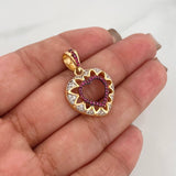 Dije Corazon 3.7 g / 2.7 cm Tres Oros 18K