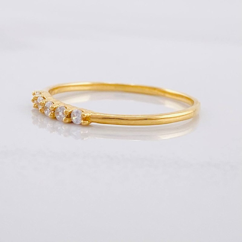 Anillo Churumbela 1.2g / T8 Oro Amarillo 18K