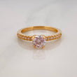 Anillo Solitario Churumbela 2.95 g / T7 1/4 Oro Amarillo 18K
