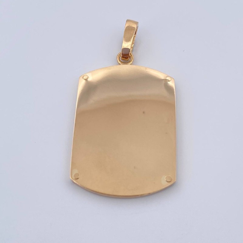 Dije Placa 10gr / 4.8cm / Oro 18K $
