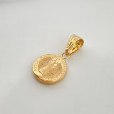 Dije San Benito 0.65gr / 2cm / Oro Amarillo 18K &