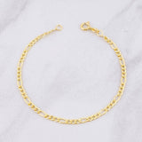Pulso Fígaro 1.7g / 18.1cm / 2.9mm Oro Amarillo 18K