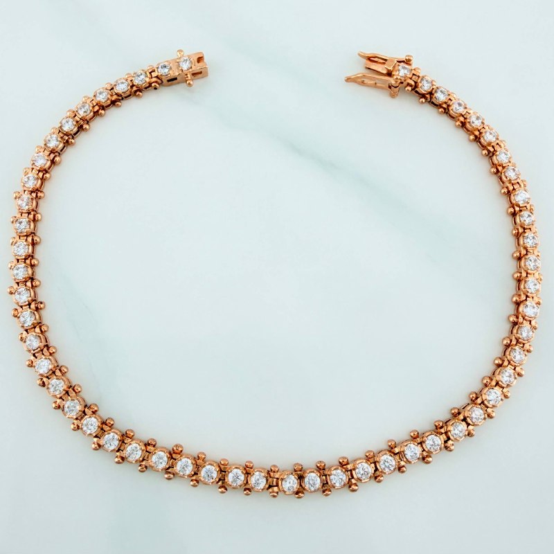 Pulso Tennis 10.45 g / 19 cm / 4.3 mm Oro Rosa 18K