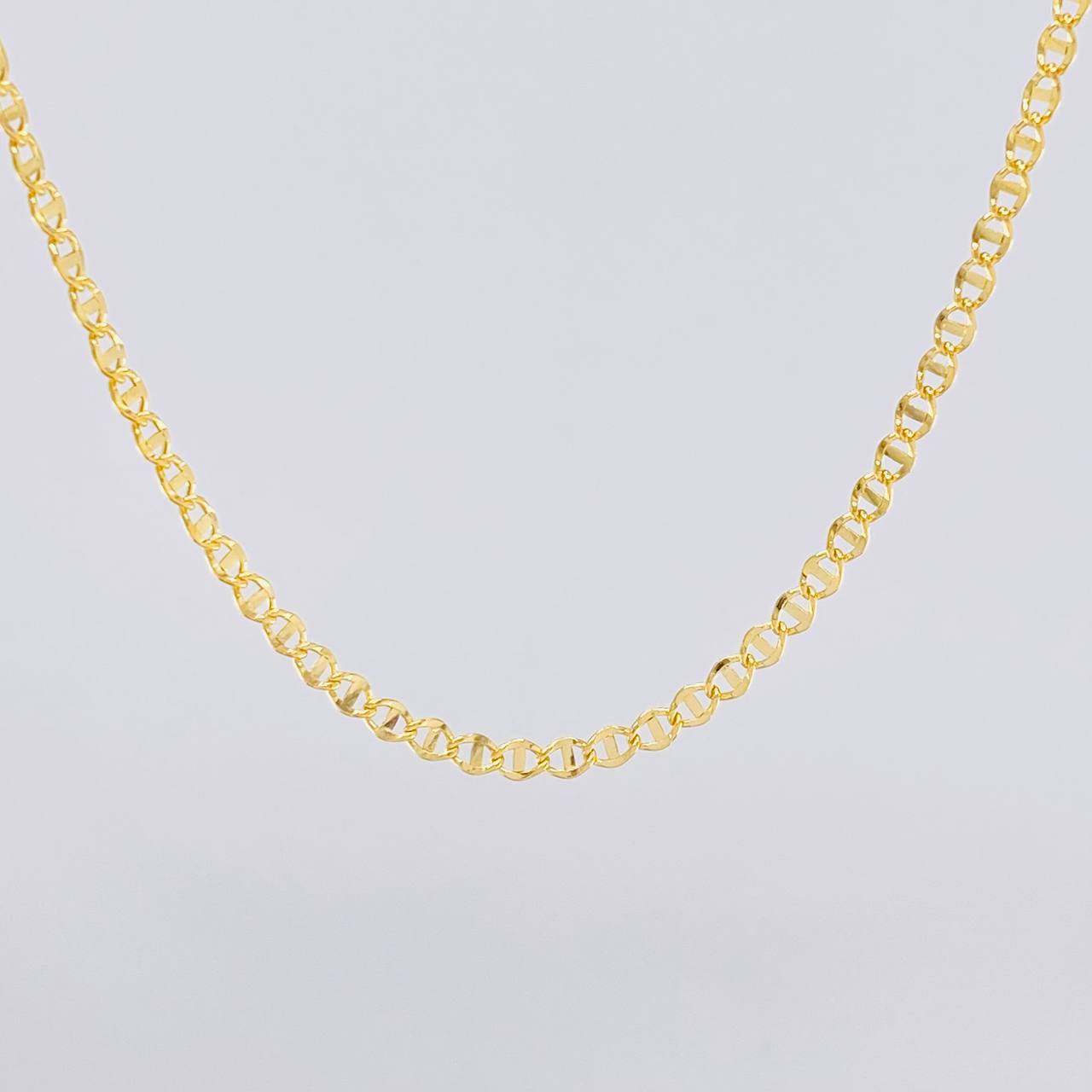 Cadena Escalera 2.8g / 50cm / 2.75mm Oro Amarillo 18K