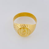 Anillo Virgen del Carmen 3.5g / T10 3/4 Oro Amarillo 18K
