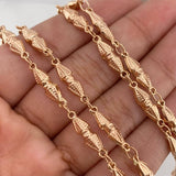 Cadena Rustica Dubai 15.3 g / 68.6 cm / 4.15 mm Oro Rosa 18K